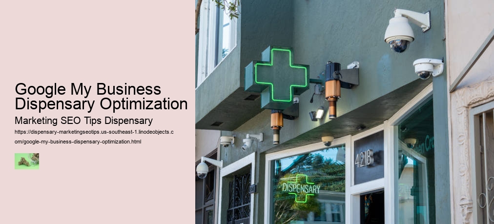 Google My Business Dispensary Optimization